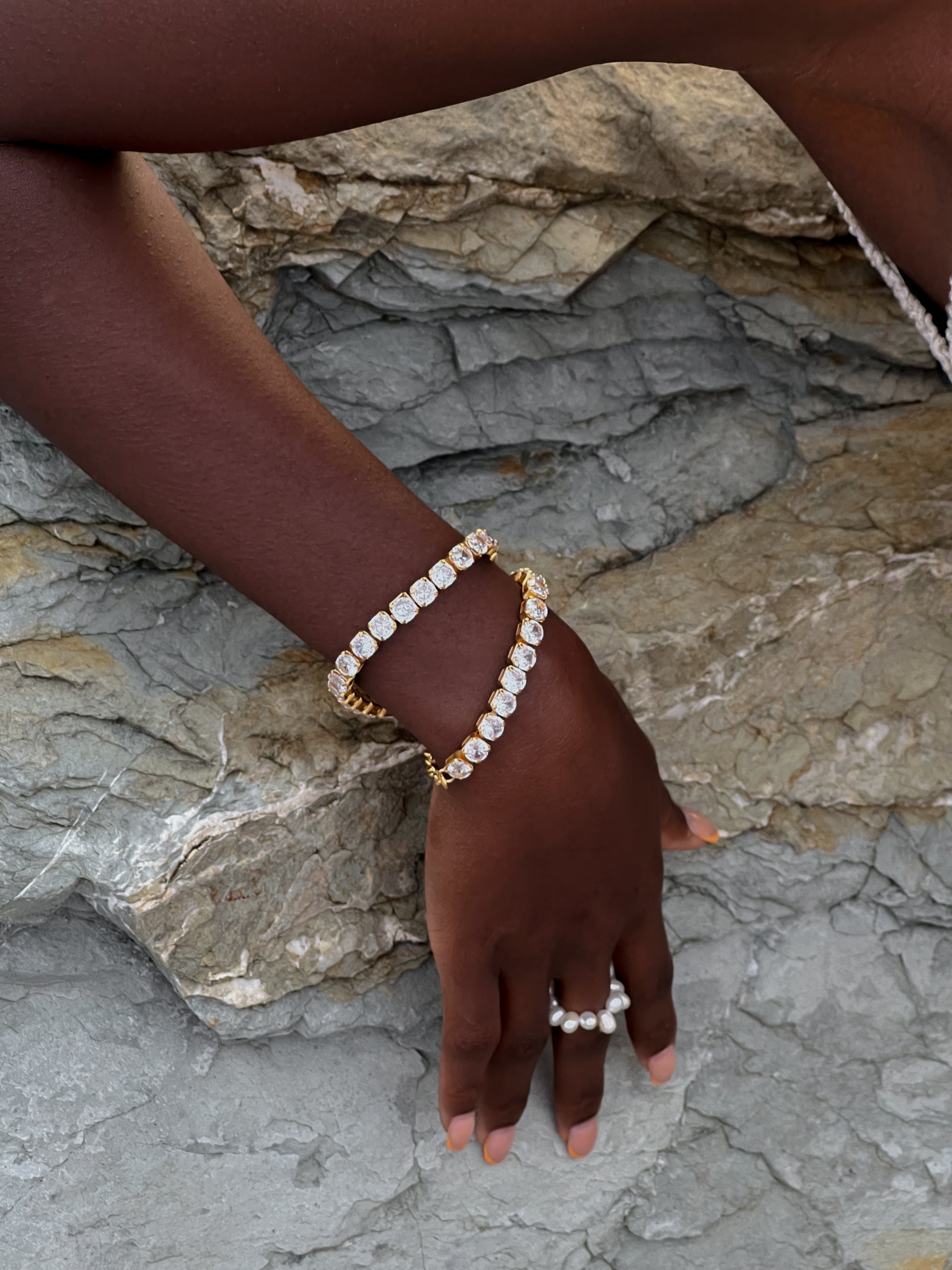 Zirconio Collana e Bracciale