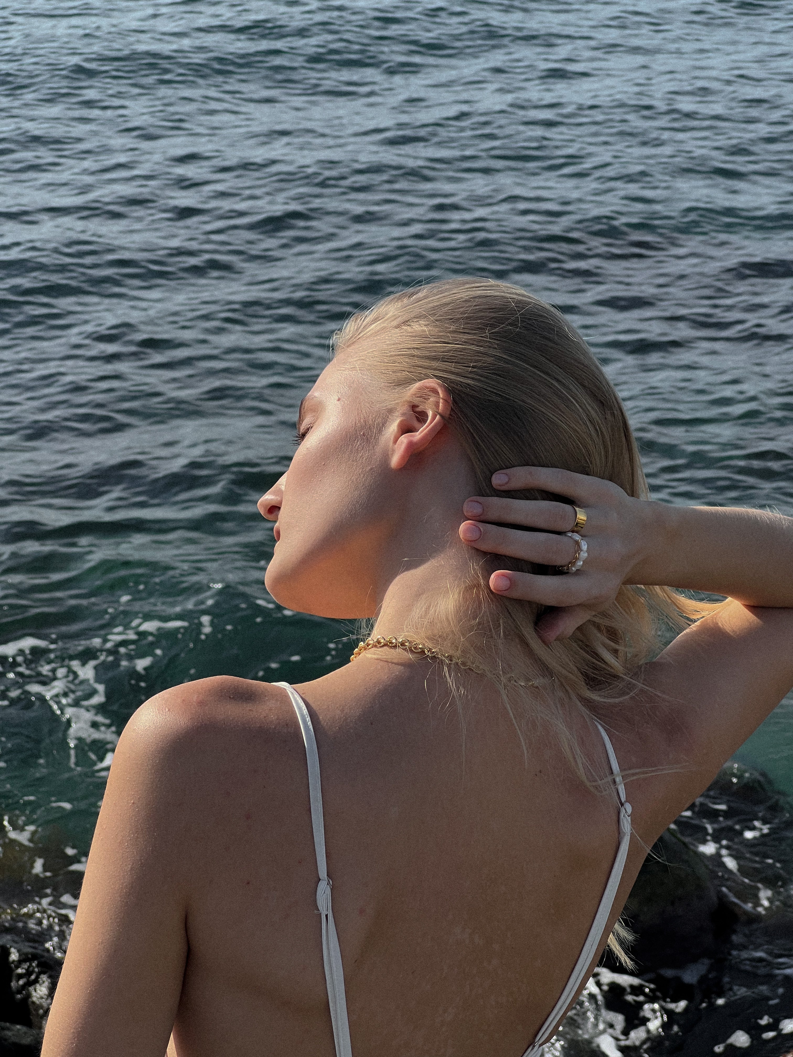Anello Perle e Catena